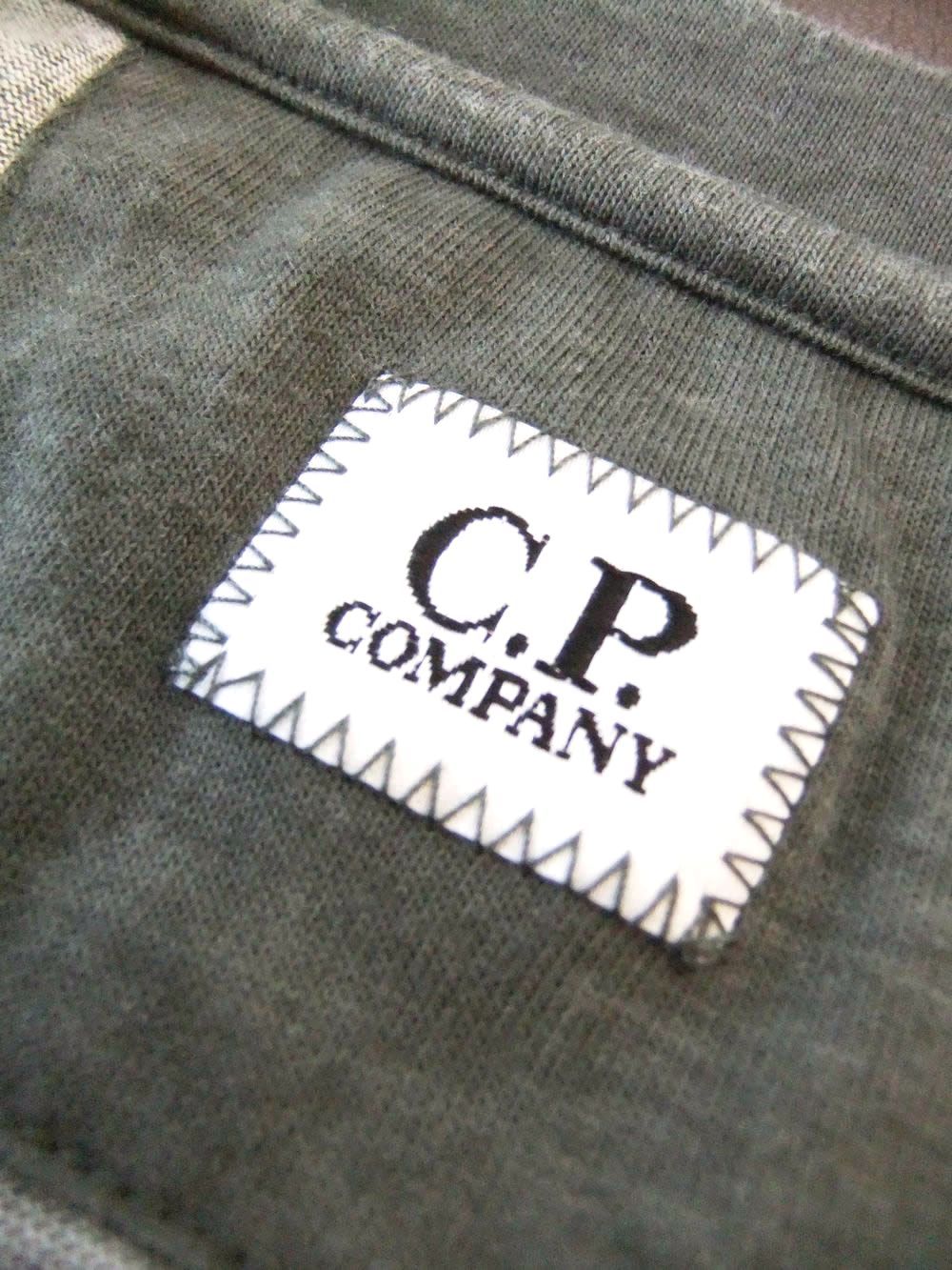 20/1 JERSEY PLATED LOGO T-SHIRT （グレー）  ロゴ半袖Tシャツ