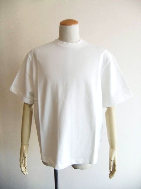 IF TEE  ミニ裏毛 クルーネック 半袖Tシャツ ( ホワイト )