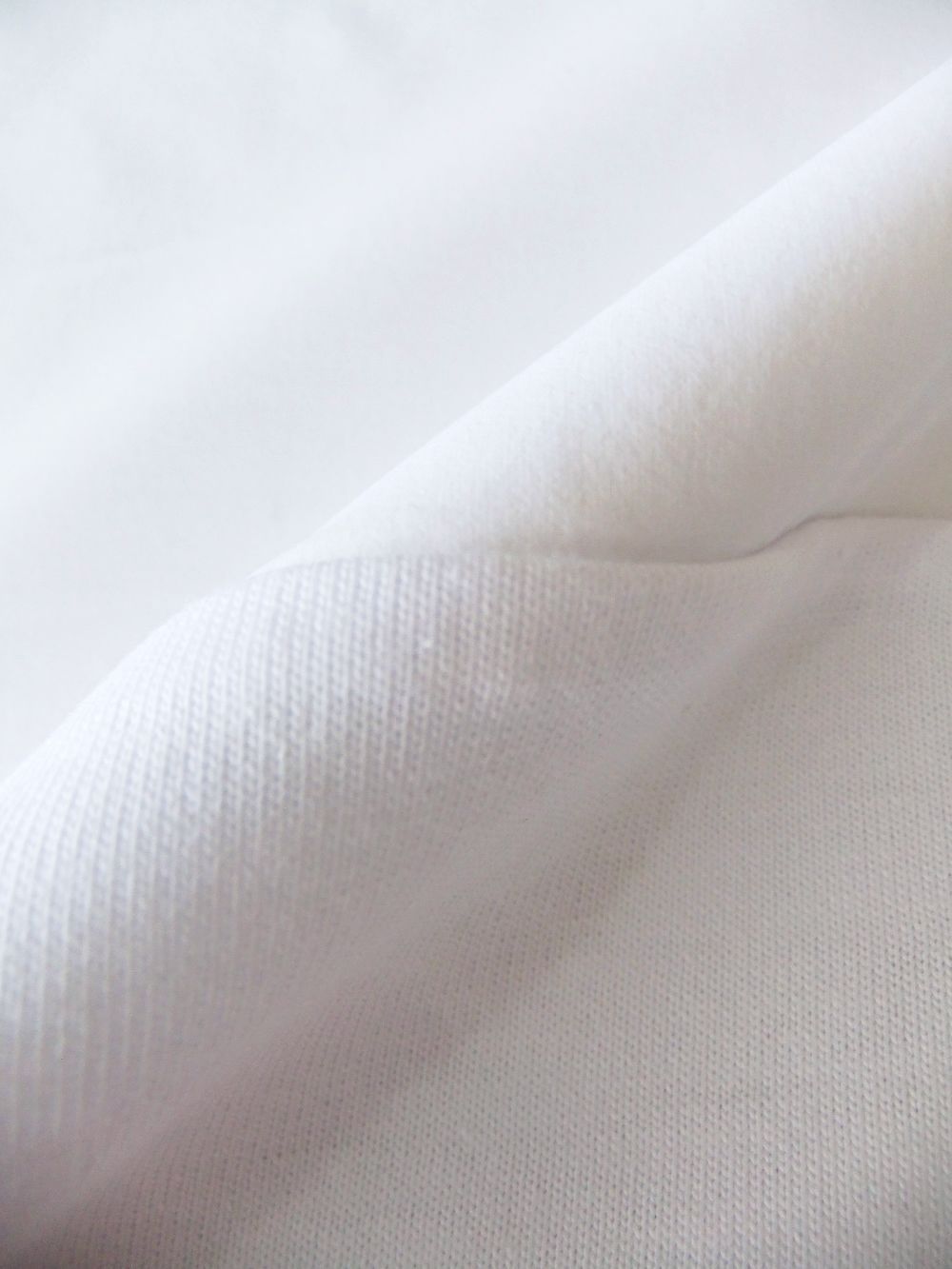 COTTON JERSEY ZIP POCKET T-SHIRT  (ホワイト) ZIP- ポケット Tシャツ