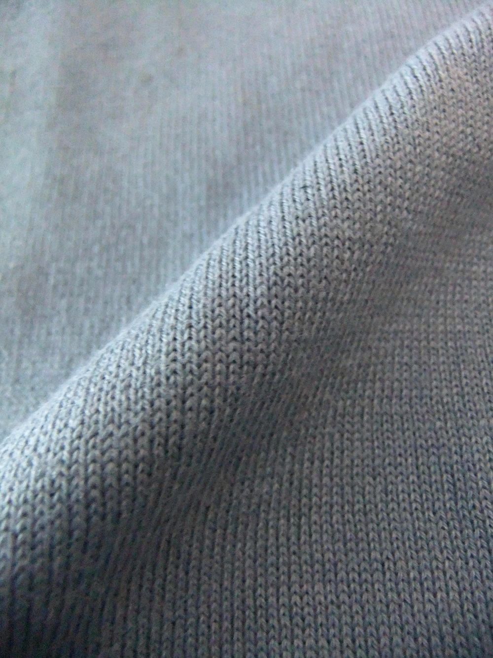 SEA ISLAND COTTON CREW NECK KNIT  (ブルー） コットン クルーネック セーター