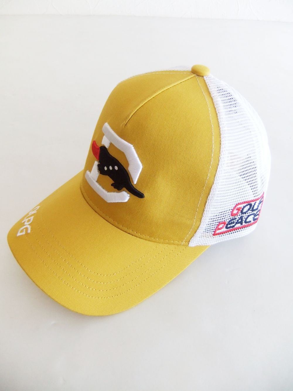 BIG D MESH CAP (イエロー) ロゴ入りキャップ RSA-23006