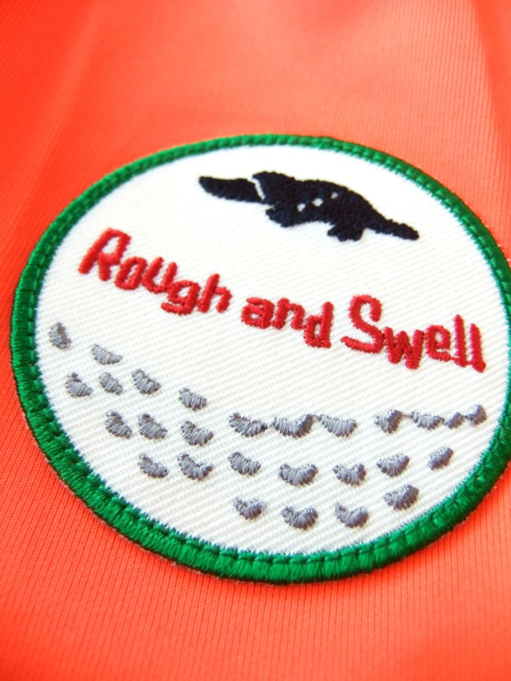 DUCKBILLS MOCK  (オレンジ)  モックネック 半袖ポロシャツ RSM-23030