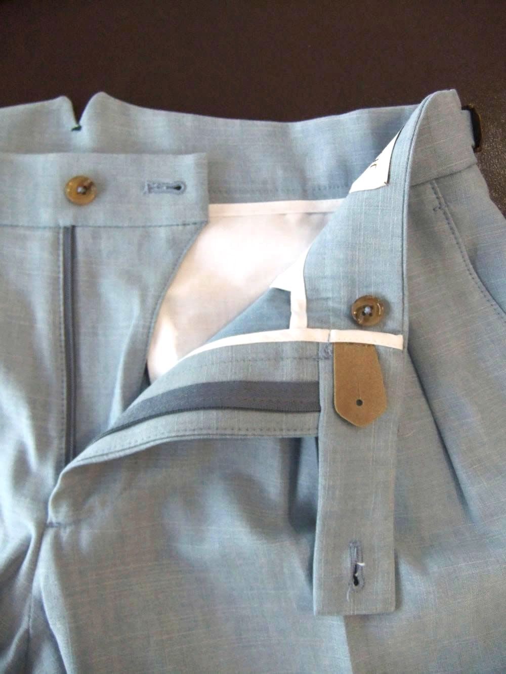 SCOTCH   スコッチ シャンブレー 2プリーツ パンツ