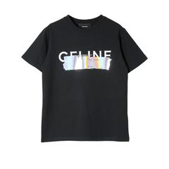 【MICALLE MICALLE Account】 HOMMAGE CFLINF FOIL PAINT T-SHIRT  (ブラック×シルバー)  ロゴ T-SHIRT   MAA107TEA