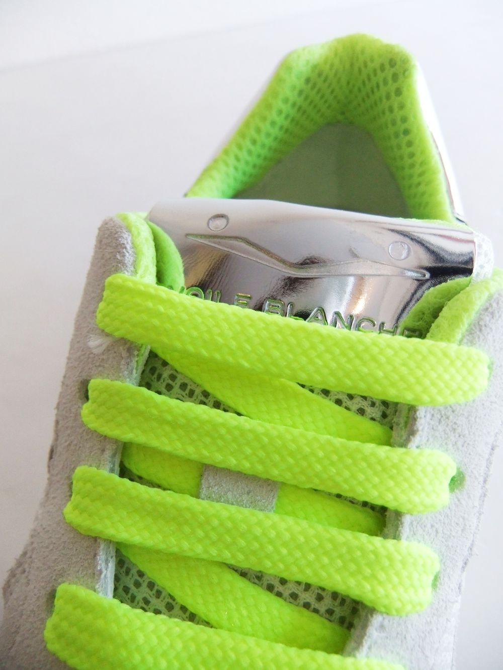 〈LADIES〉 MARAN POWER  メッシュ × レザー  スニーカー (ホワイト) 1N40
