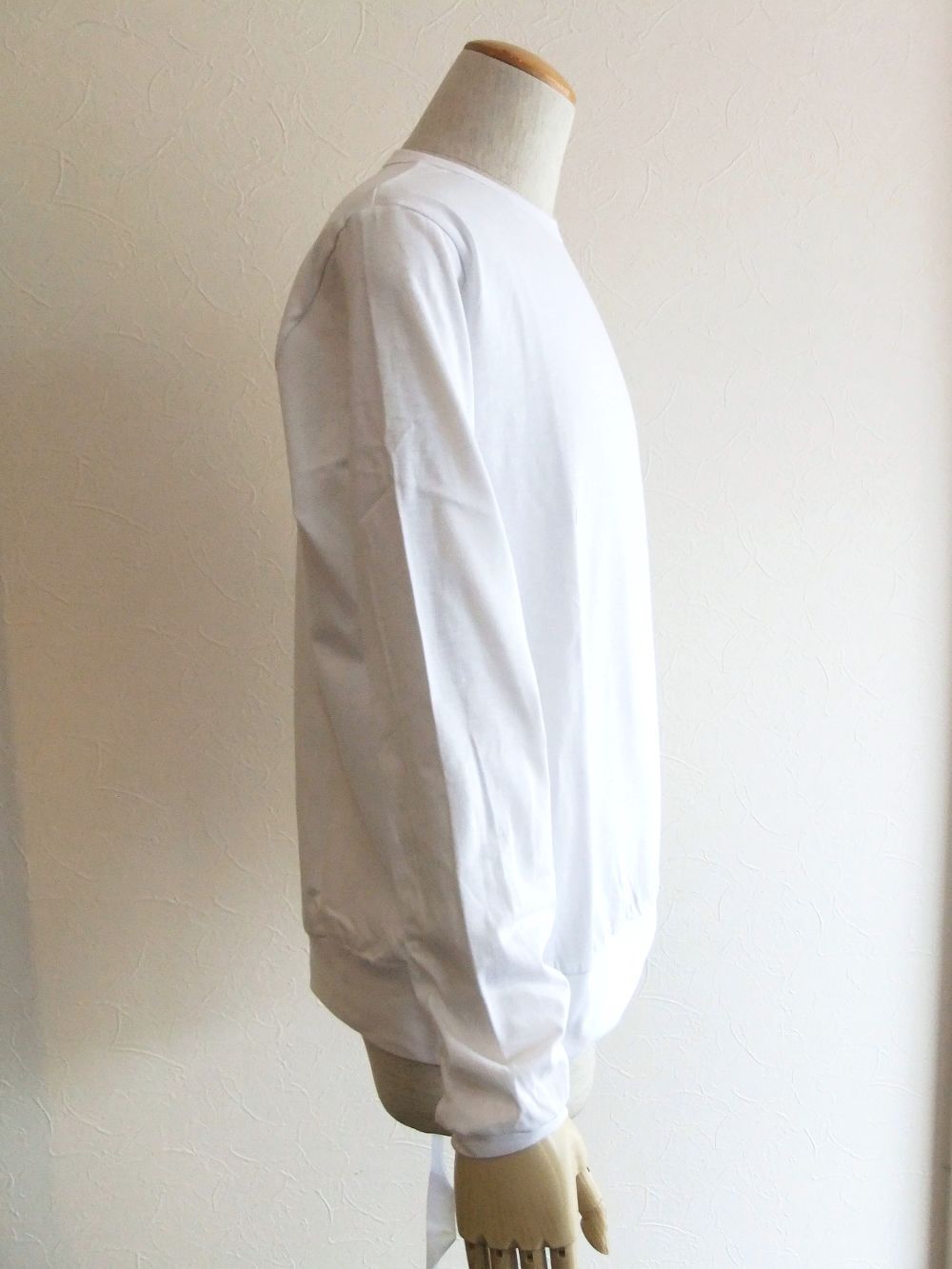 NEBBIOLO LUNGO  (ホワイト)  クルーネック 長袖Tシャツ