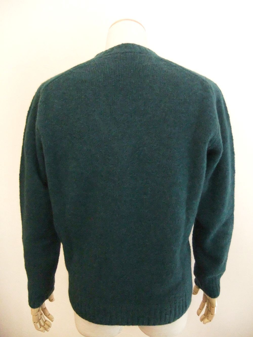 アルパカ混 V-NECK ニット   (グリーン)  CV1MLM13