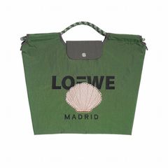 【MICALLE MICALLE Account】 HOMMAGE  SHELL MOTIF FLAP BAG (グリーン) オマージュ フラップ トートバッグ  MAD118GEB