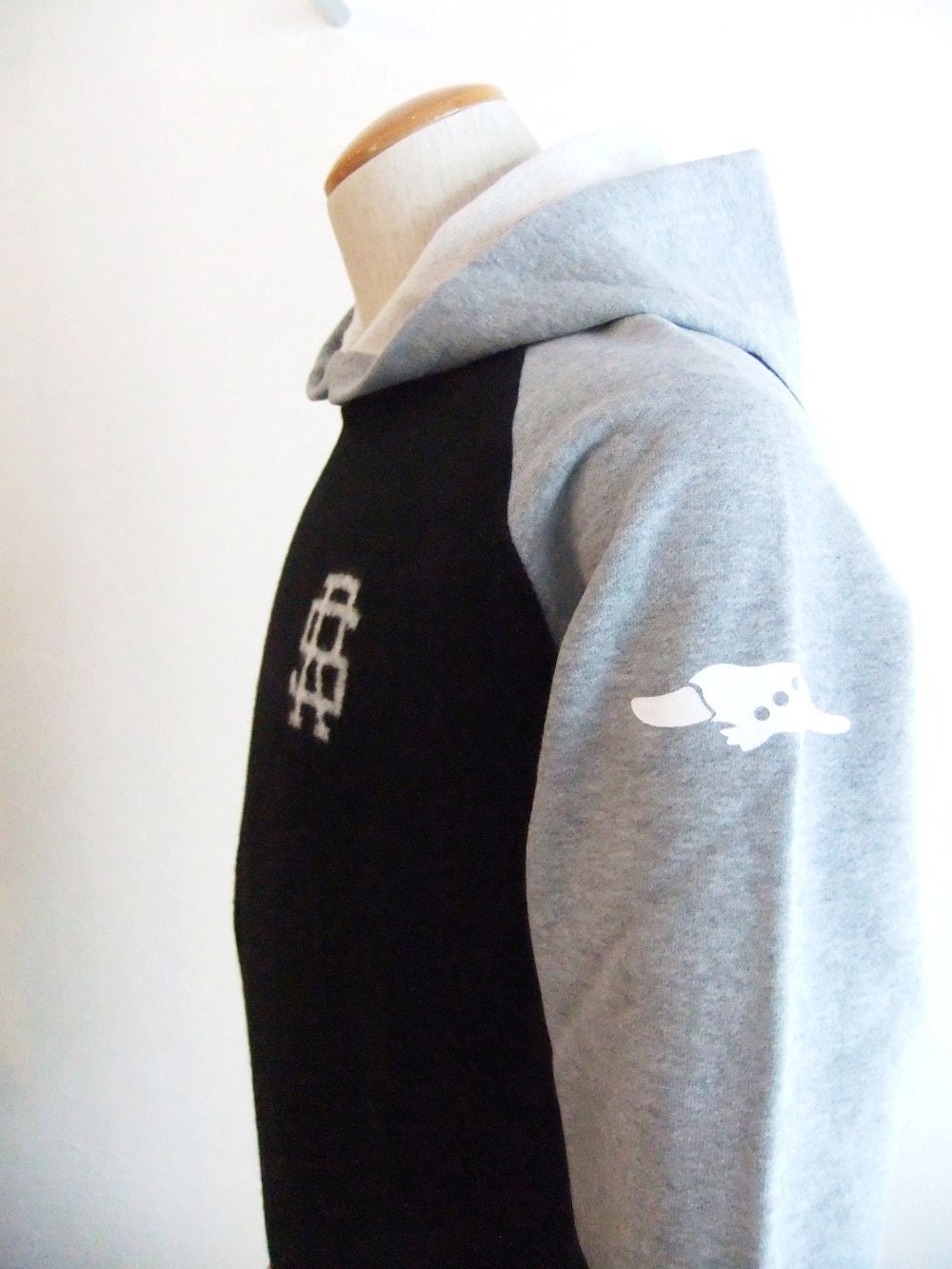 rough & swell - BRIGHTON HOODIE ロゴ ニット切替 フーディ RSM-23291