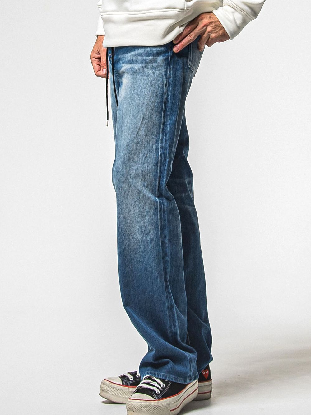 KING DENIM JERSEY    セミワイド ジャージーンズ