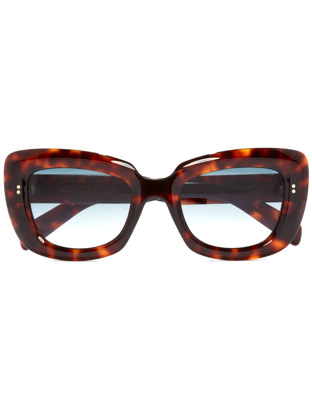CUTLER AND GROSS    9797 CAT-EYE SUNGLASSES-DARK TURTLE