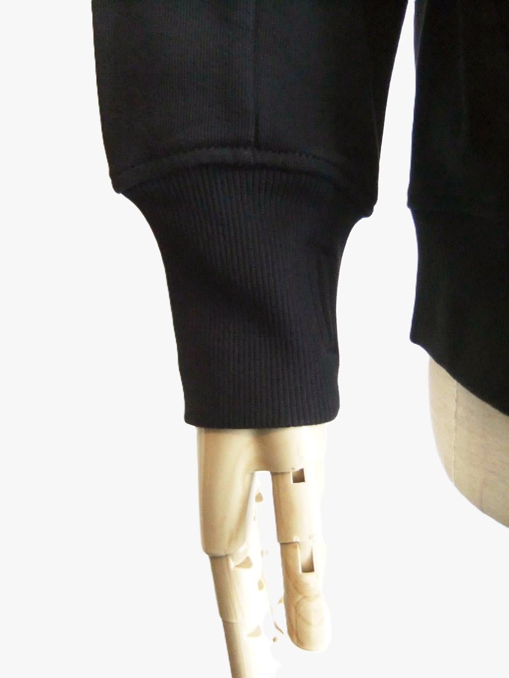 DIAGONAL RAISED FLEECE HOODED ZIP LENS SWEATSHIRT  (ブラック)  スウェットパーカー