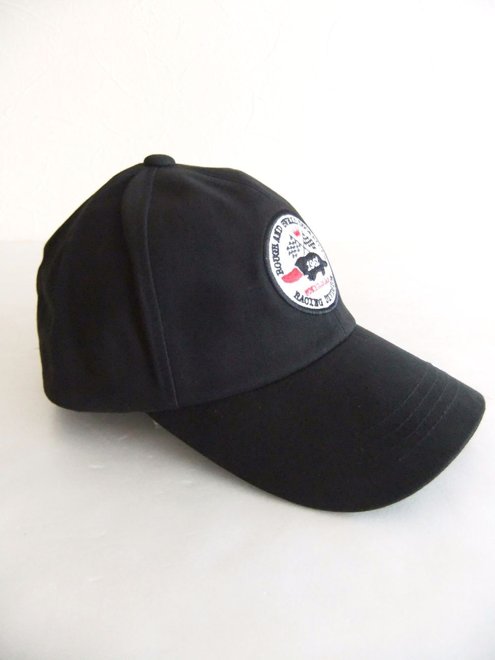 RACING CAP (ブラック)   ロゴ入りキャップ    RSA-25203