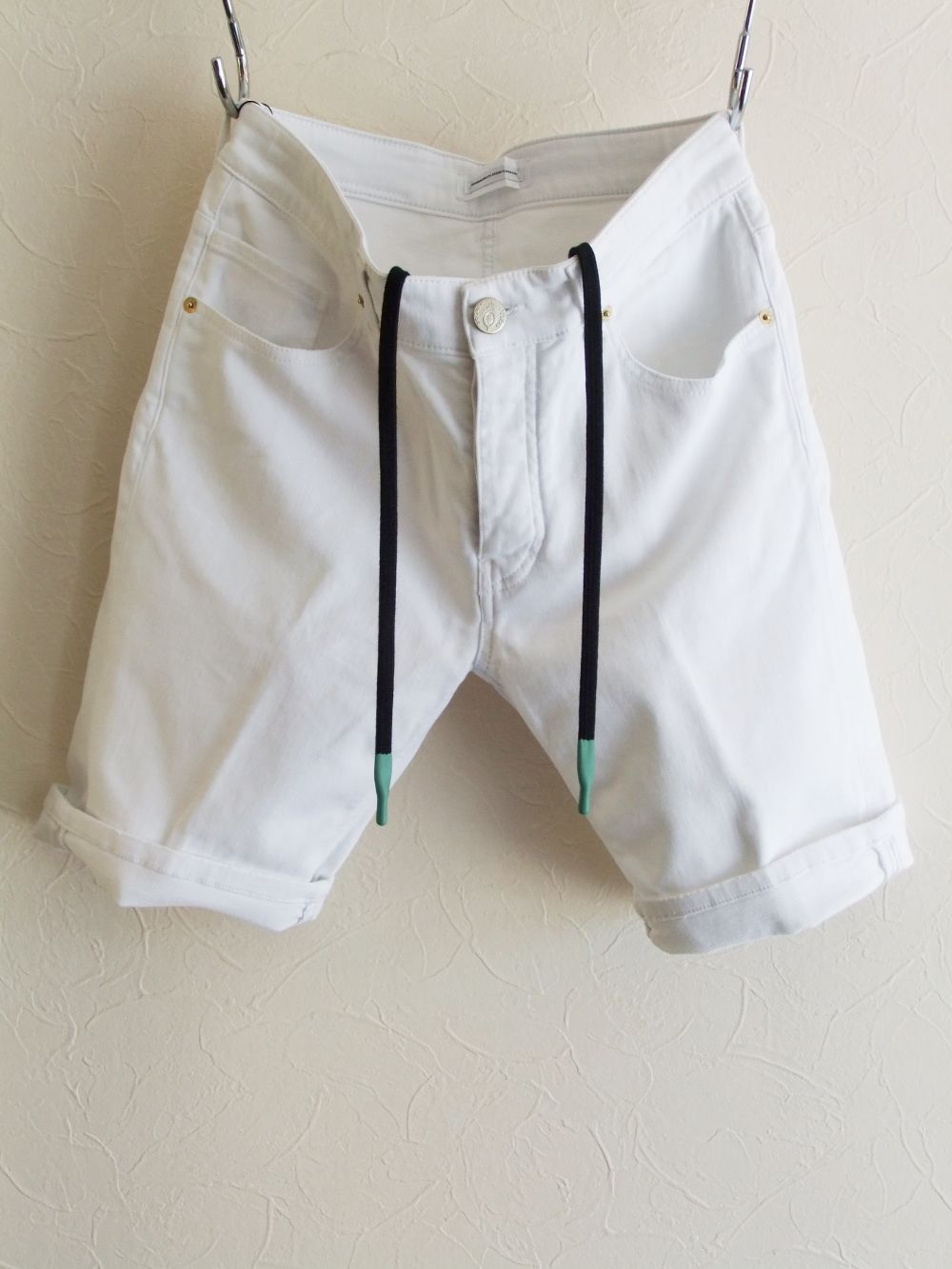 ジャジーデニム ハーフパンツ  BARRET   JERSEY EASY DENIM HALF PANT