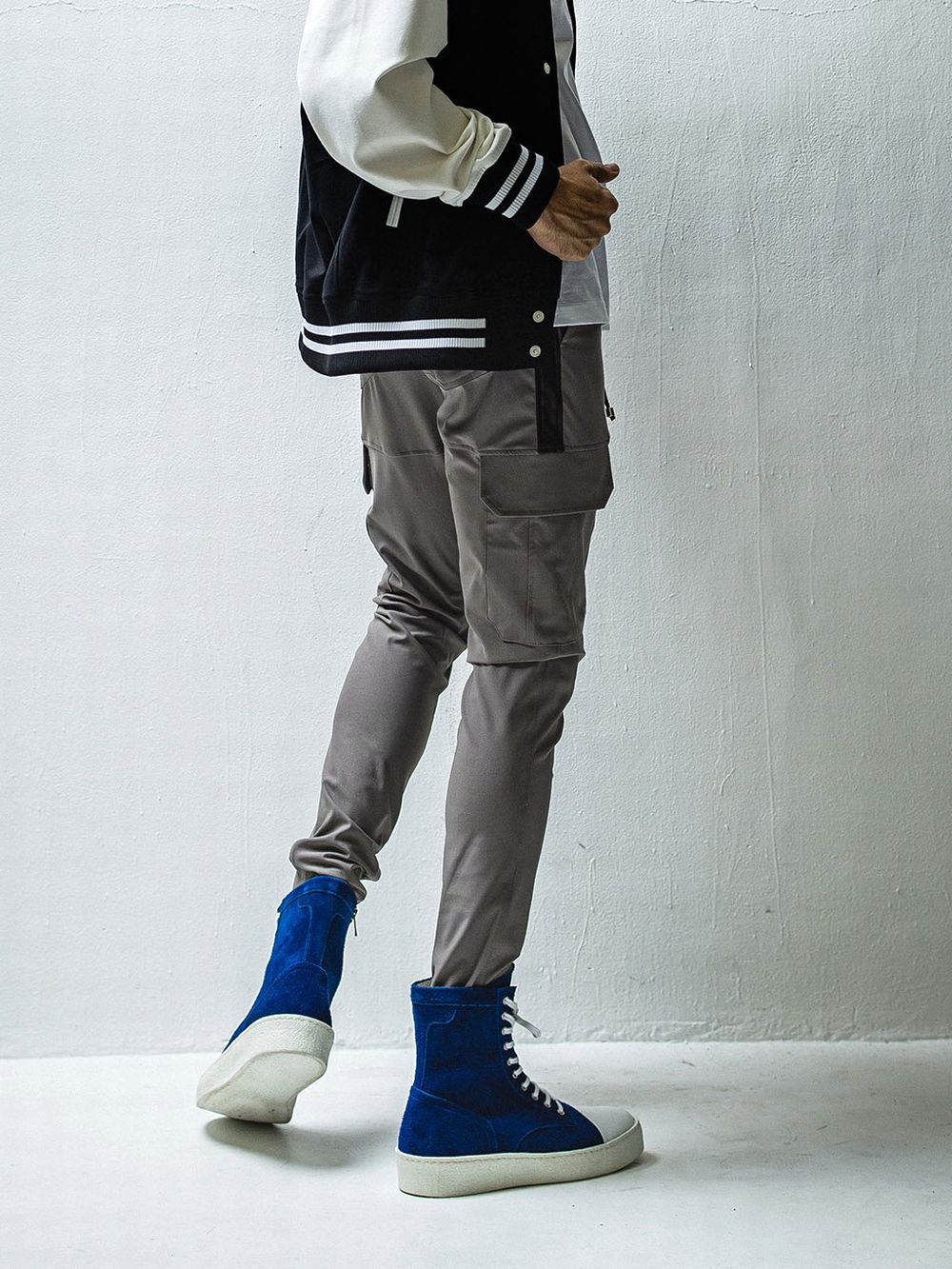 Darrell cargo PANTS  ダレル カーゴパンツ RC27-ST-010  (グレー×ブラック)
