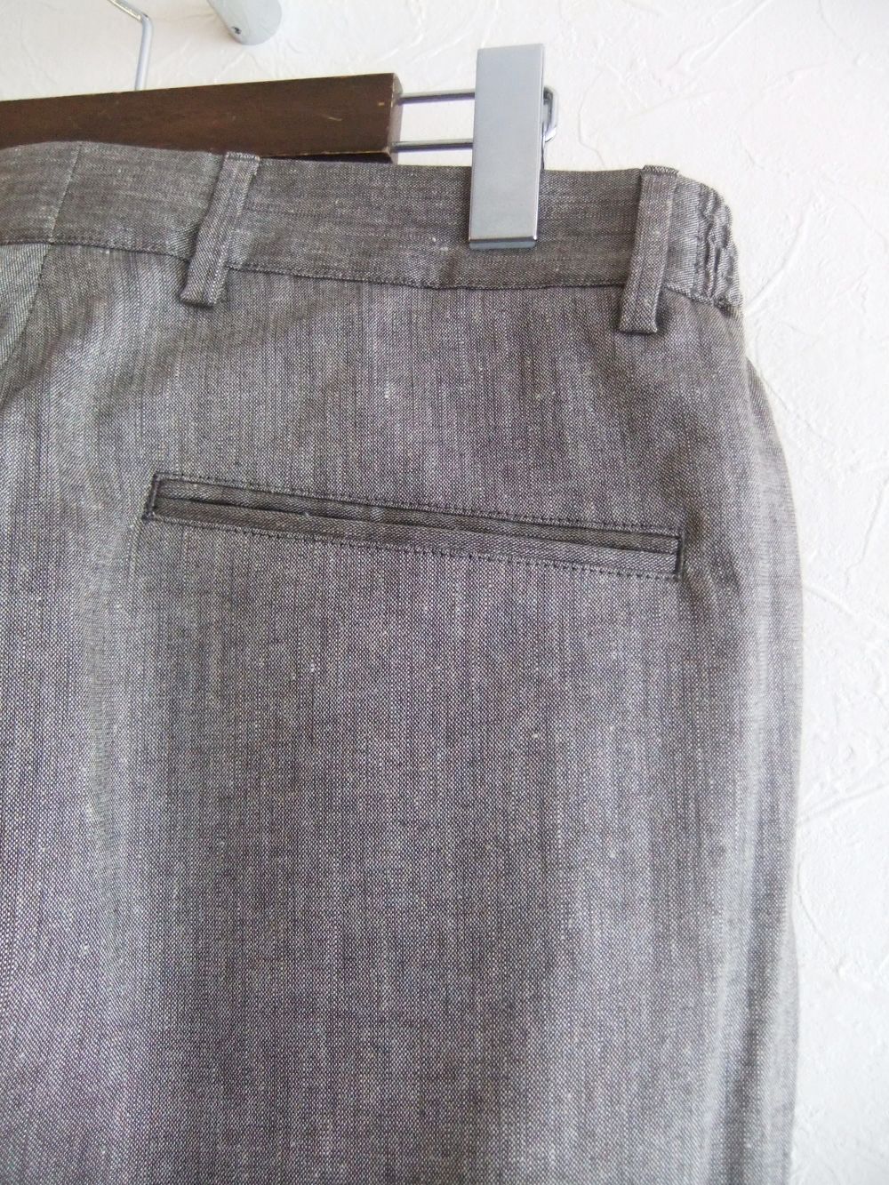 MASACCIO マサッチョ   TECNO LINEN  (ブラウン) リネン パンツ A4360