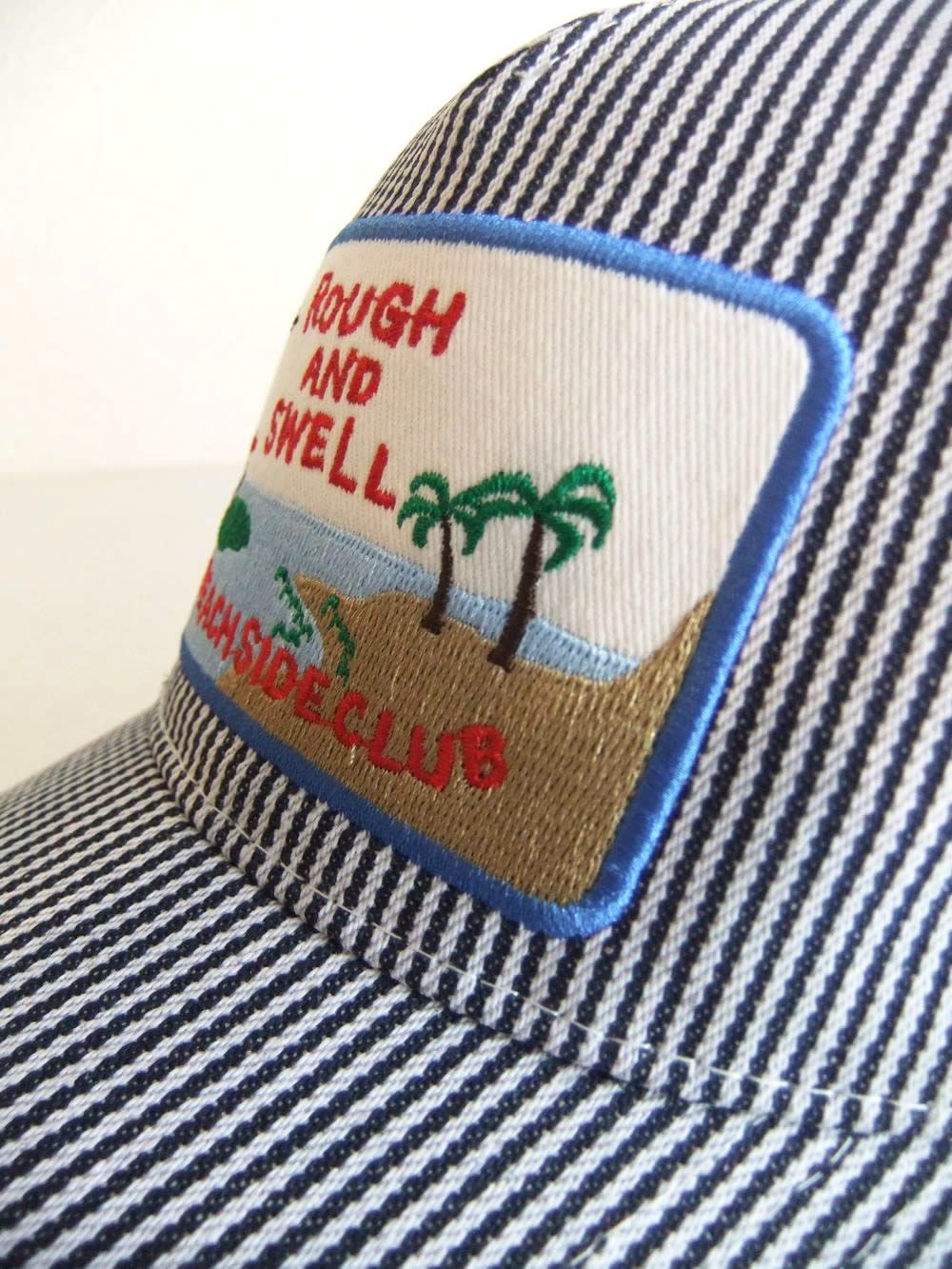 HICKORY MESH CAP   ロゴ入り (ヒッコリー) ワッペン付き キャップ    RSA-26005