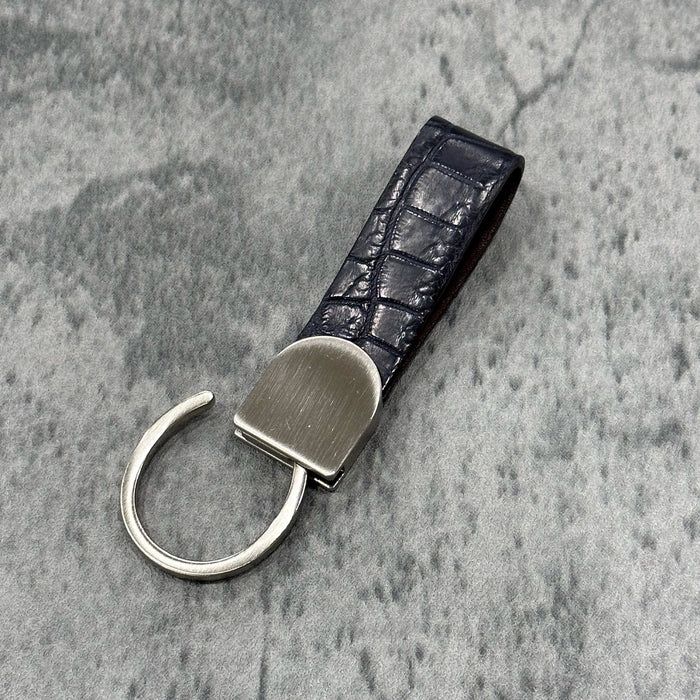 LE'SAC  クロコダイル キーホルダー  (ネイビー)  D284