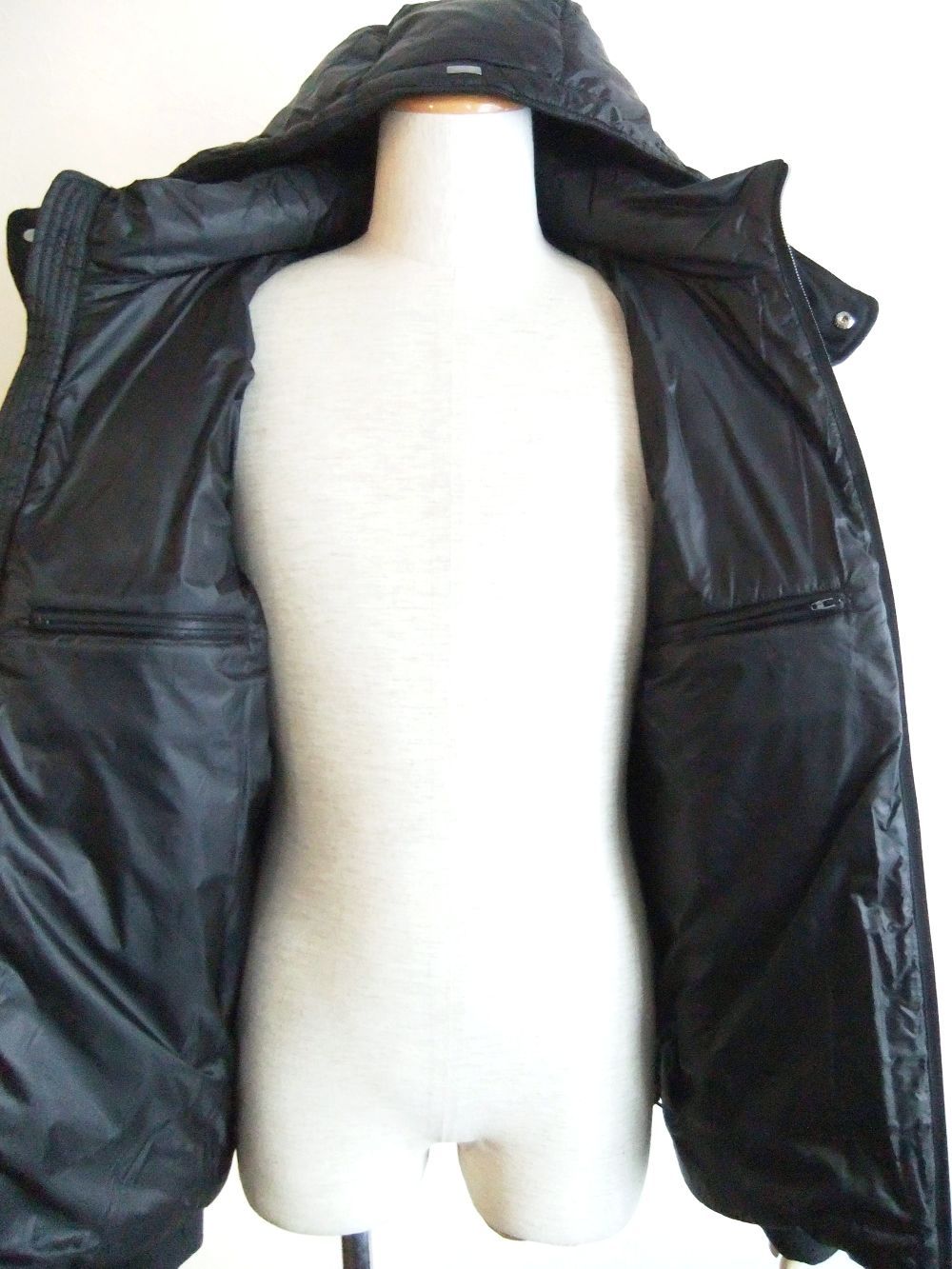 WOOL/NYLON コンビネーション ダウンブルゾン