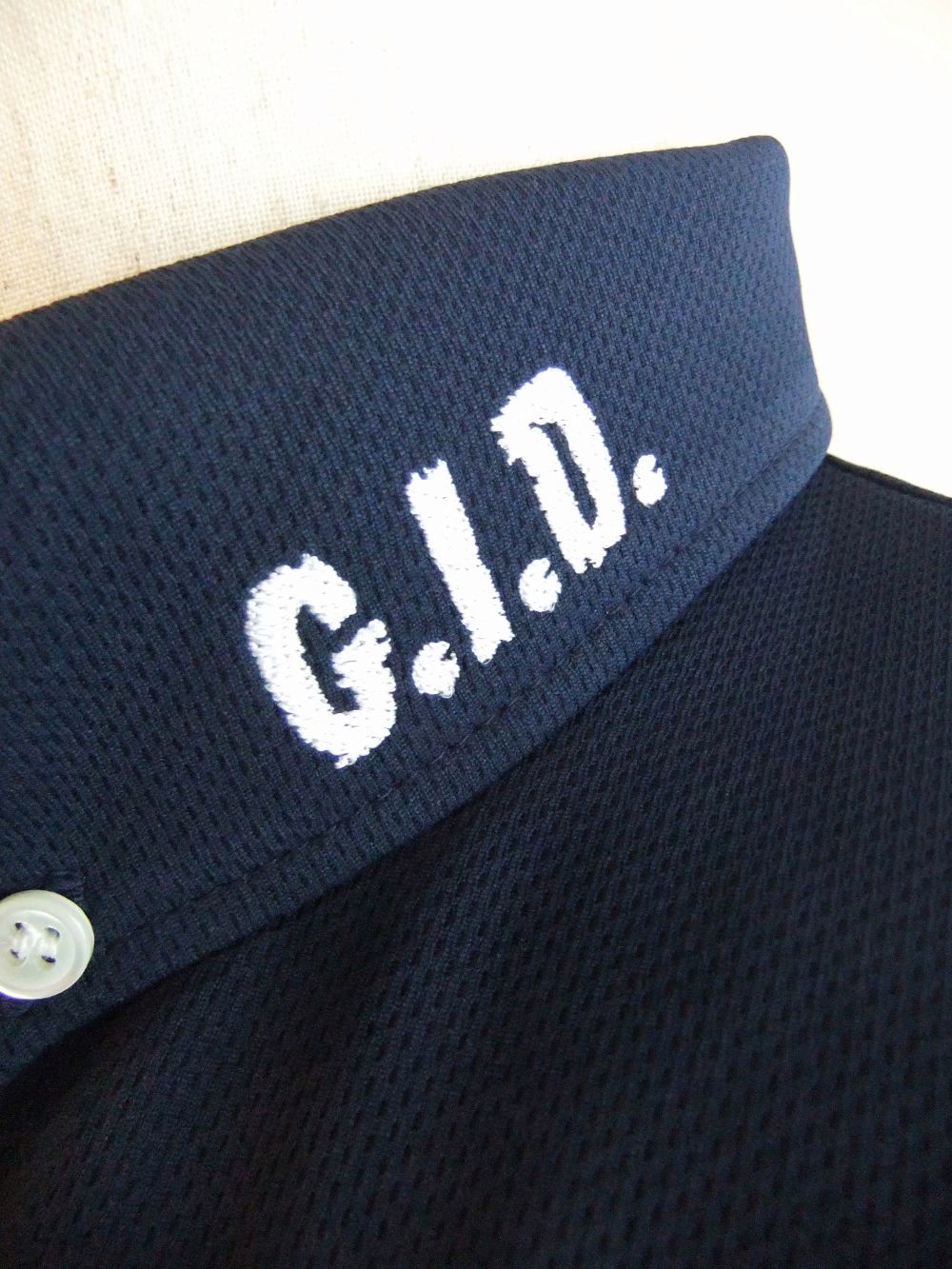 SKULL POLO ( ネイビー )   半袖B.D.ポロ  RSM-21007