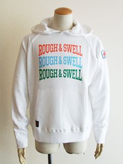 SANTA MONICA HOODIE   ロゴ入り フーディ (ホワイト)   RSM-22239