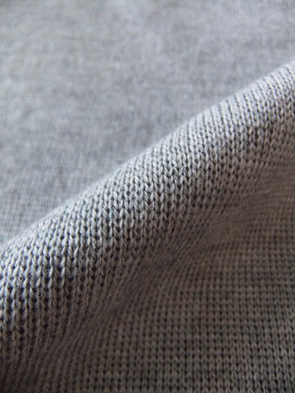 KNIT 2B JACKET  (グレー)   ニットジャケット  LJM56