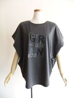 【jeune】 レタード プリント コットン Tシャツ  J145800M