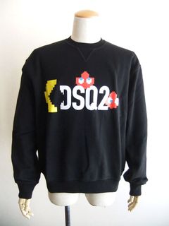 PAC-MAN CREWNECK COOL SWEATSHIRT  パックマン ロゴ スウェットシャツ   S71GU0638