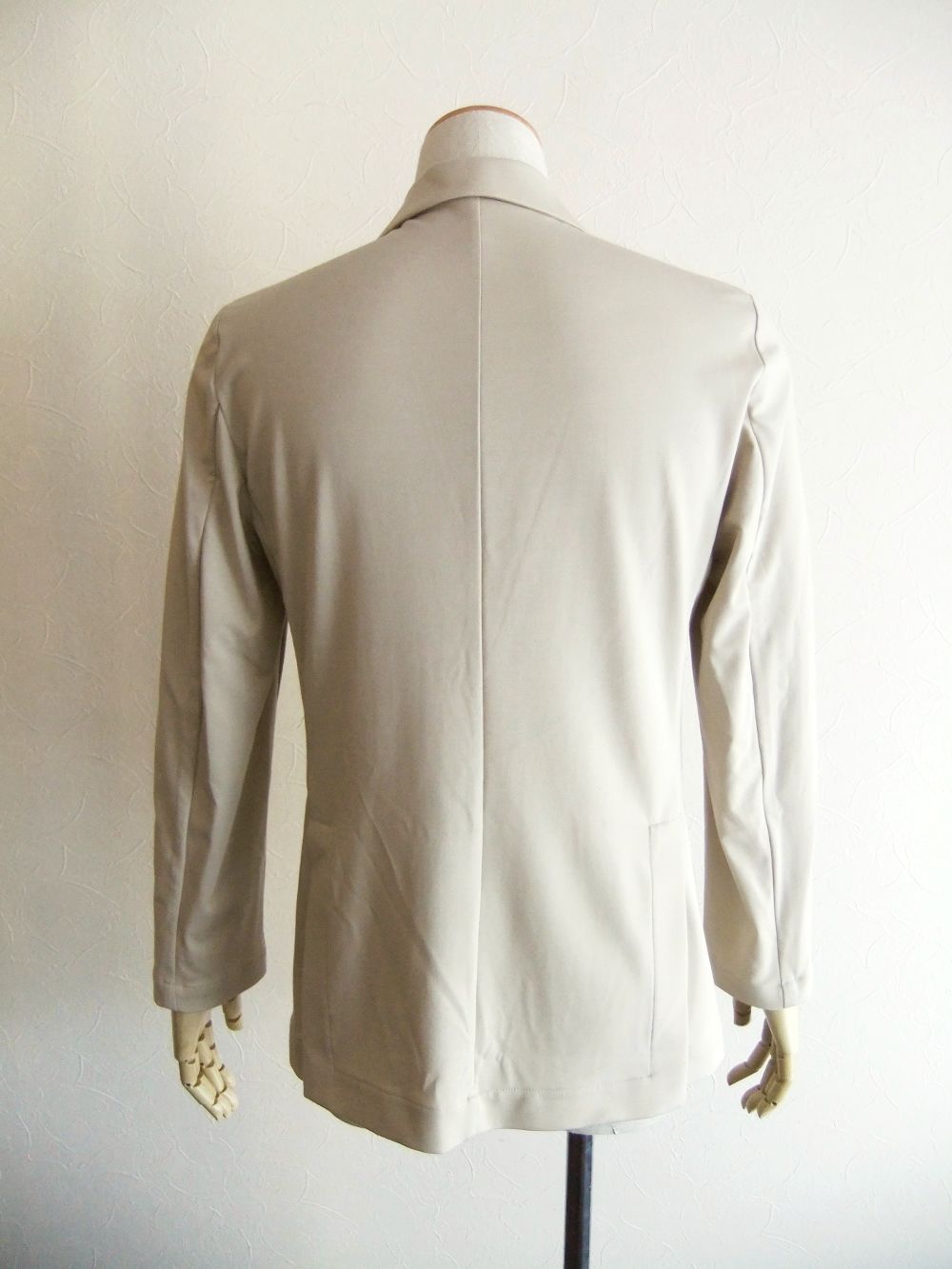 STROZZI    SILKY JERSEY  (ライト ベージュ)  ジャージージャケット  A3697