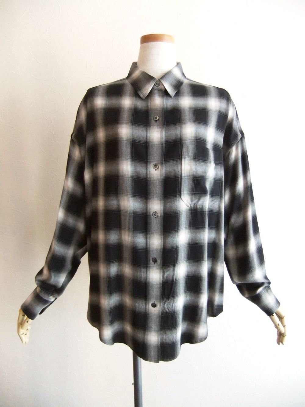 Cellulose Check Shirt  セルロース チェック シャツ   535943