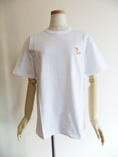 メゾン キツネ チラックスフォックス パッチ クラシック Tシャツ （ホワイト）