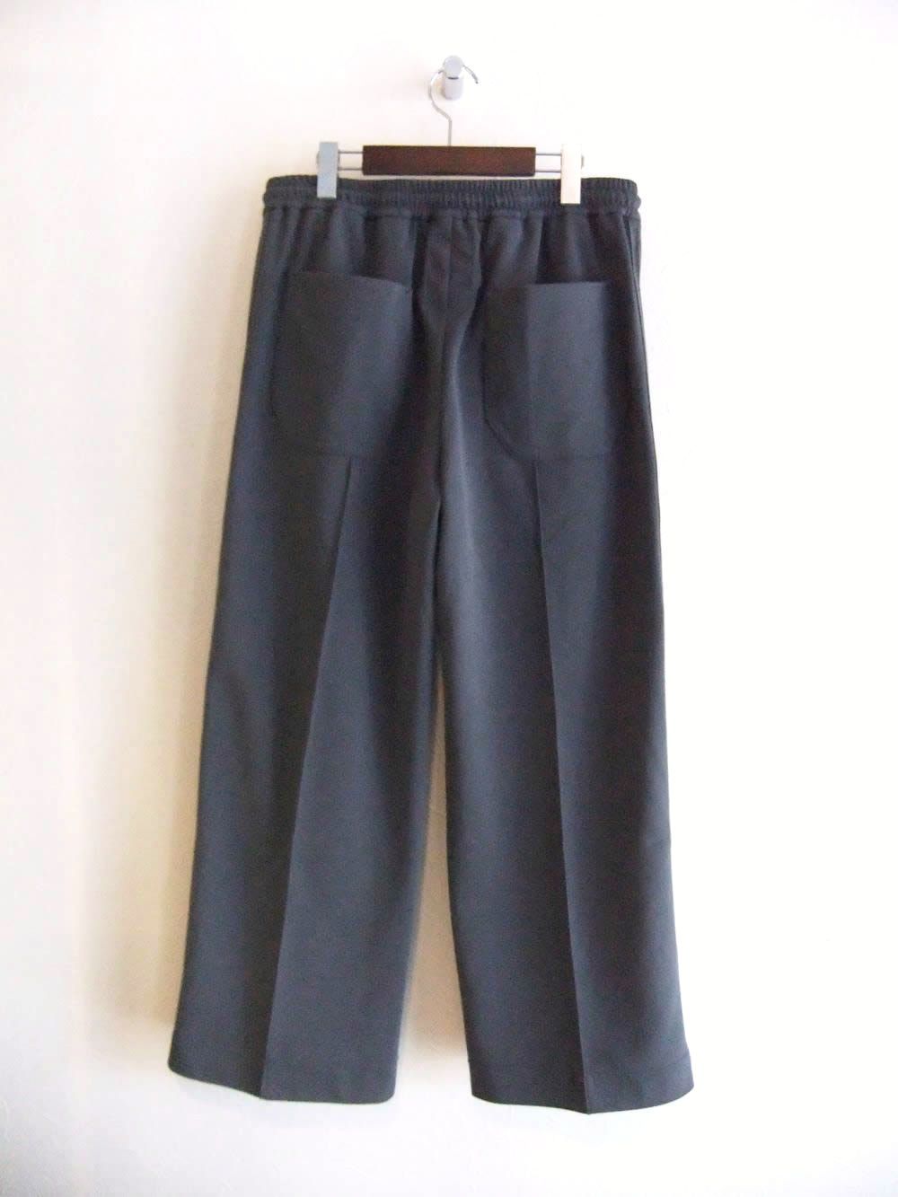 サイドライン ワイドパンツ  (グレー)