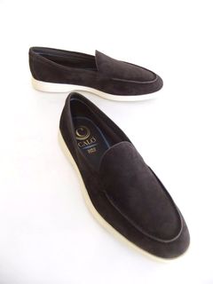 Calo  MEDITERRANEO  (ブラウン) スエード モカシン