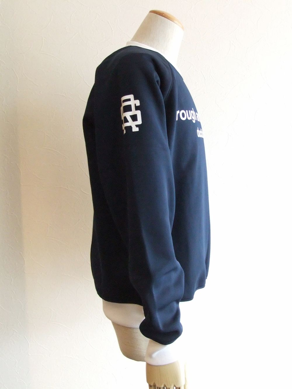 CARDBOARD SWEAT  ロゴ入りスウェットシャツ  ( ネイビー )  RSM-20202