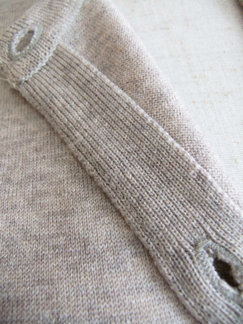 《LADIES》 HELANA  30G ウール カーディガン