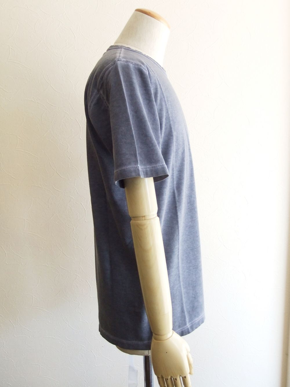 I.C.E. Garment Dyed Logo T-Shirt  スモール ロゴTシャツ  (ストーングレー)