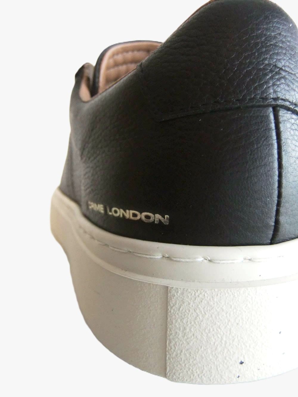 【MENS】 SUPERLIGHT SLIP ON (ブラック)   レザースニーカー
