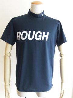 BIG LOGO MOCK  ( ネイビー )  モックネック 半袖ポロシャツ RSM-21047