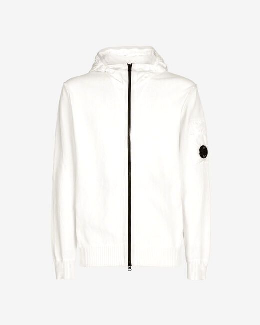 COTTON MIXED HOODED CARDIGAN    ZIPフード付きブルゾン