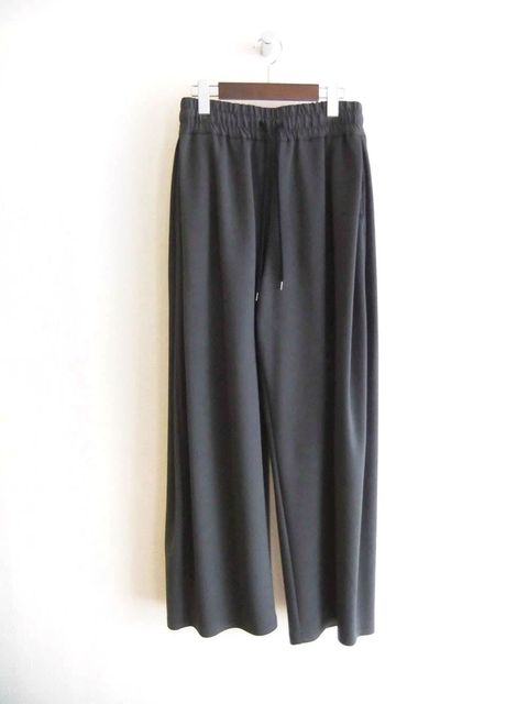 サイドタック入り ワイド スラックス   536629