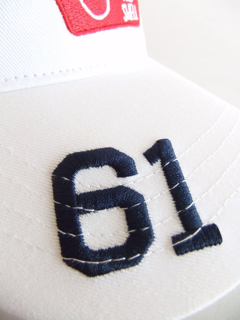 CROWN B.B. CAP  ( ホワイト )  ロゴ入りキャップ  RSA-22202