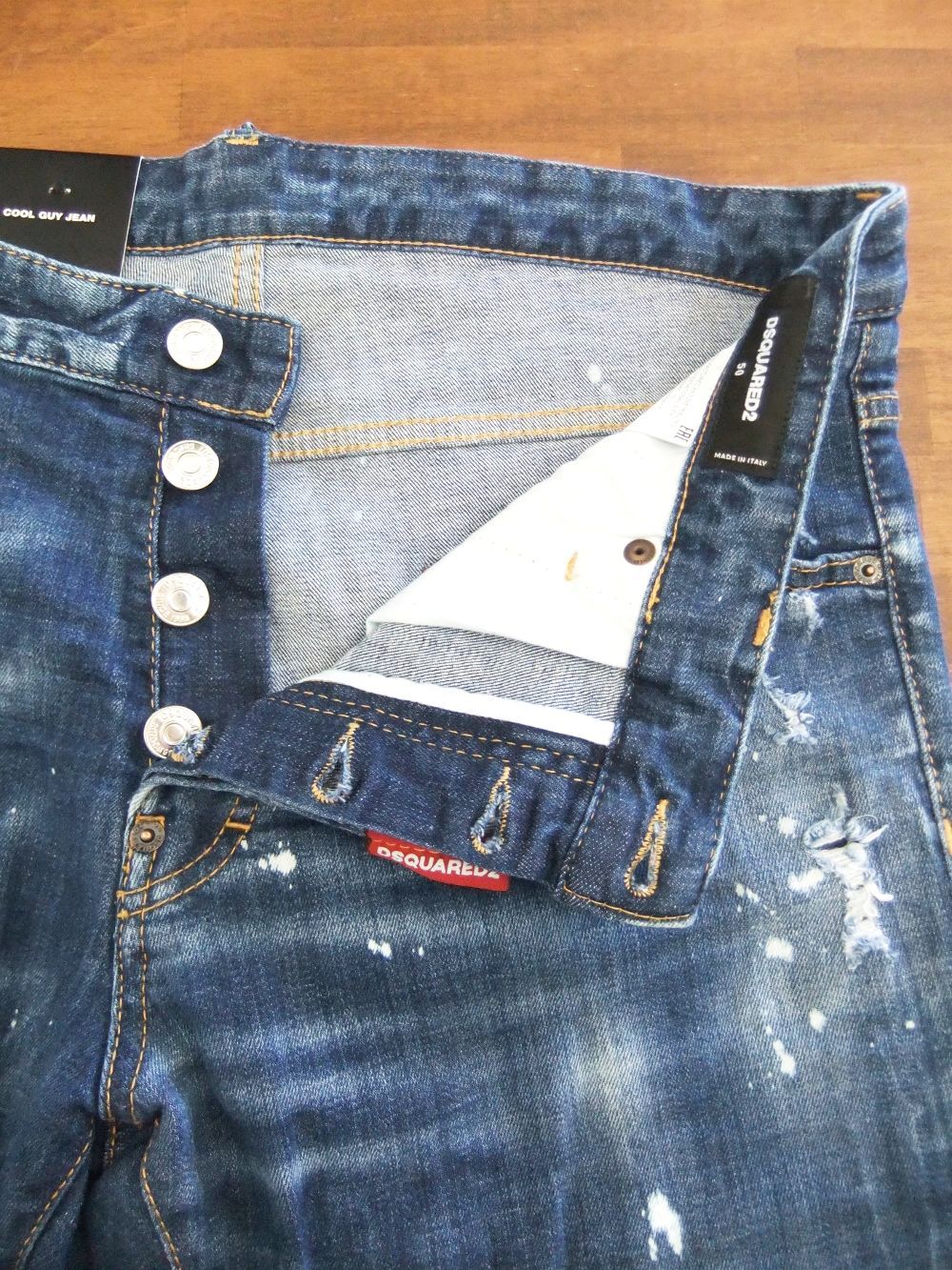 Dsquared2 - COOL GUY JEAN ストレッチ スリム テーパードー ジーンズ S71LB0773 | 4.444glad