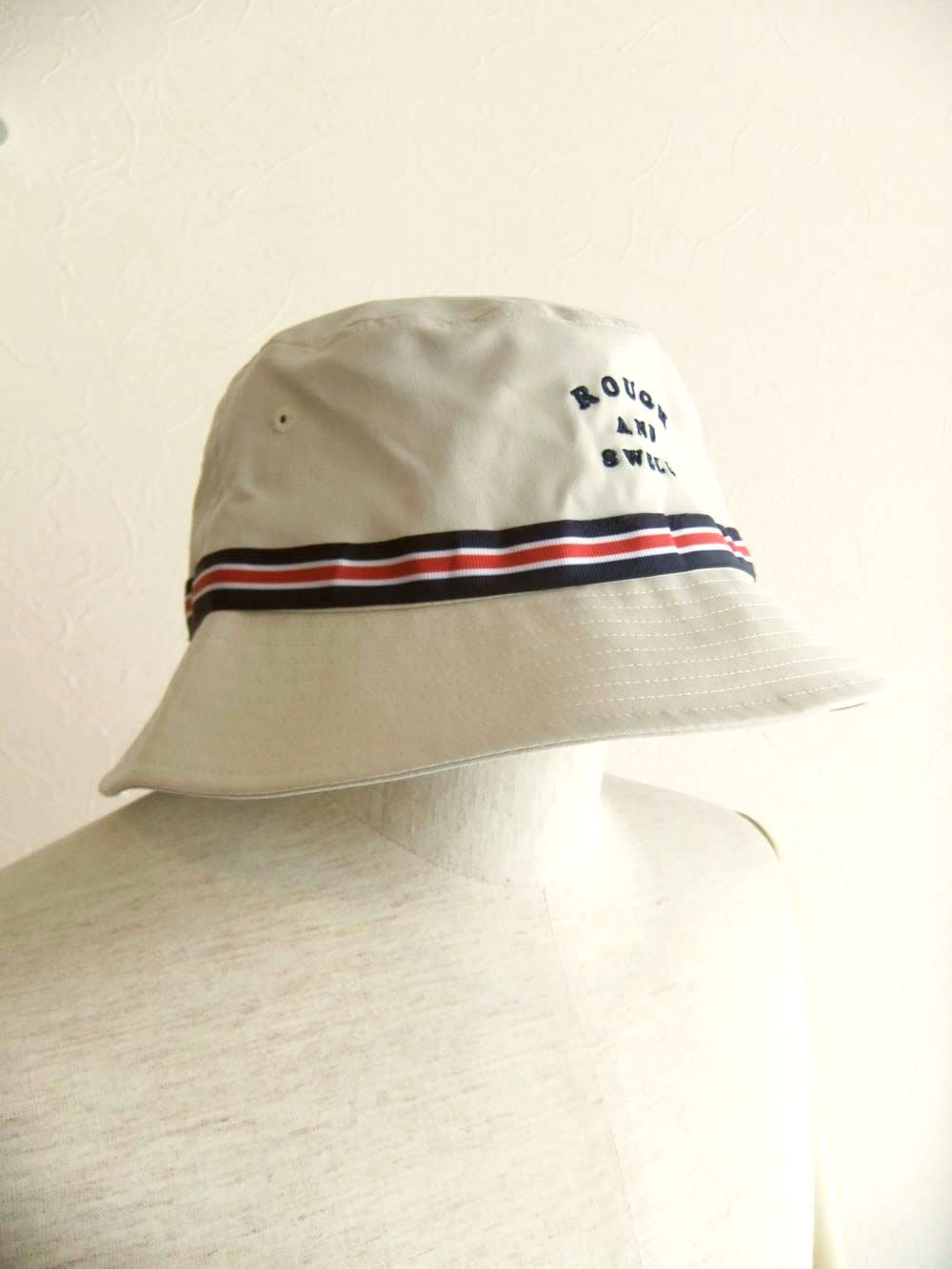 WALES HAT   (ライトベージュ)  ロゴ入り ハット    RSA-26008