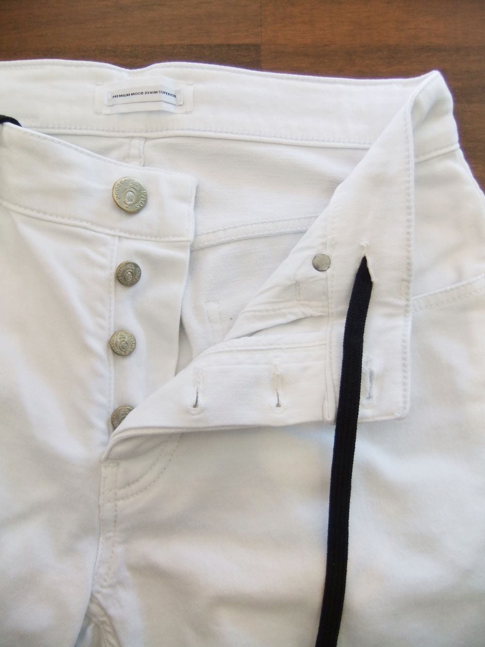 ジャジーデニム ハーフパンツ  BARRET   JERSEY EASY DENIM HALF PANT