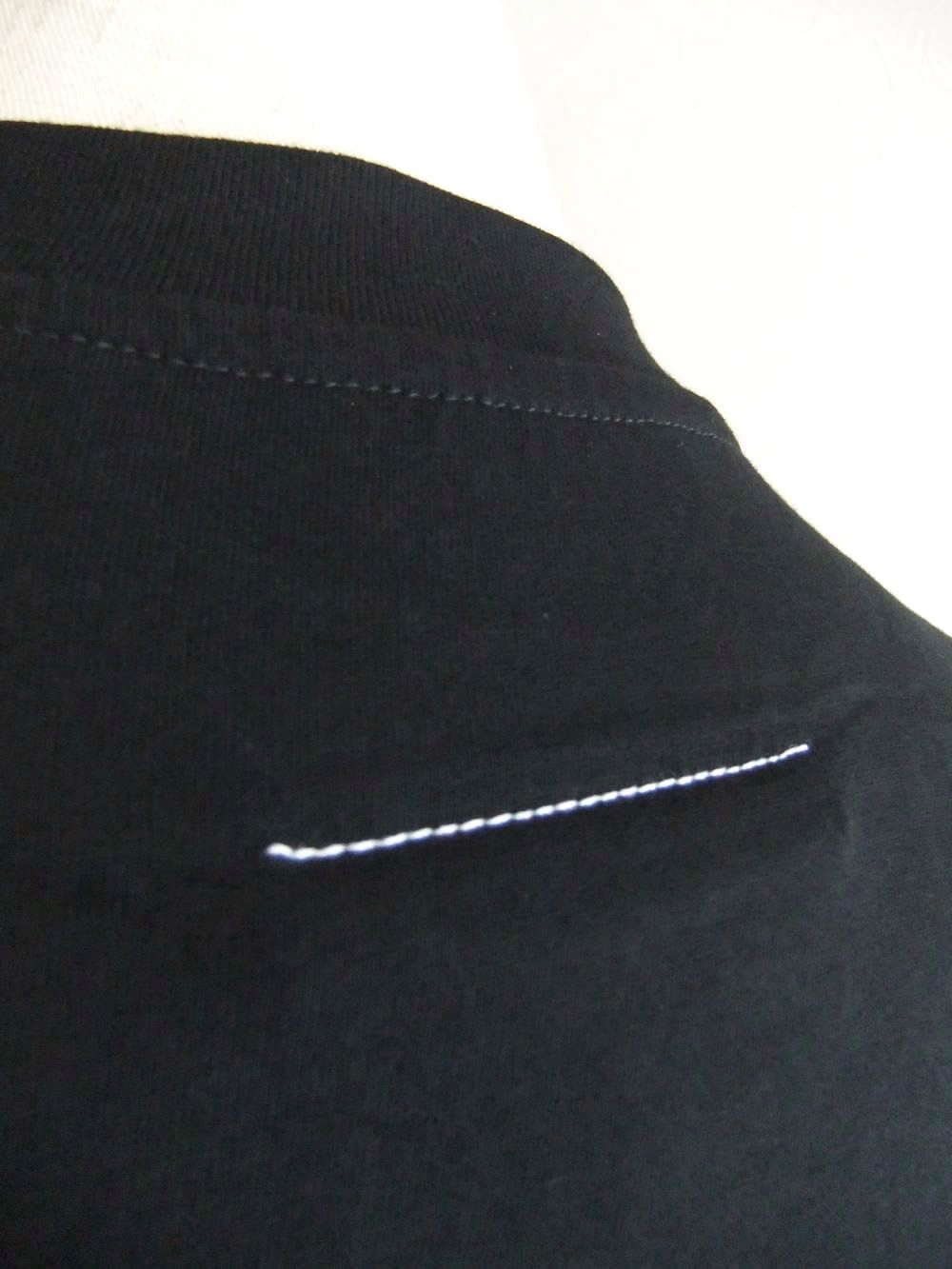 【レディース】MM⑥ MAISON MARGIELA    (ブラック)  シグネチャー ジャージーTシャツ