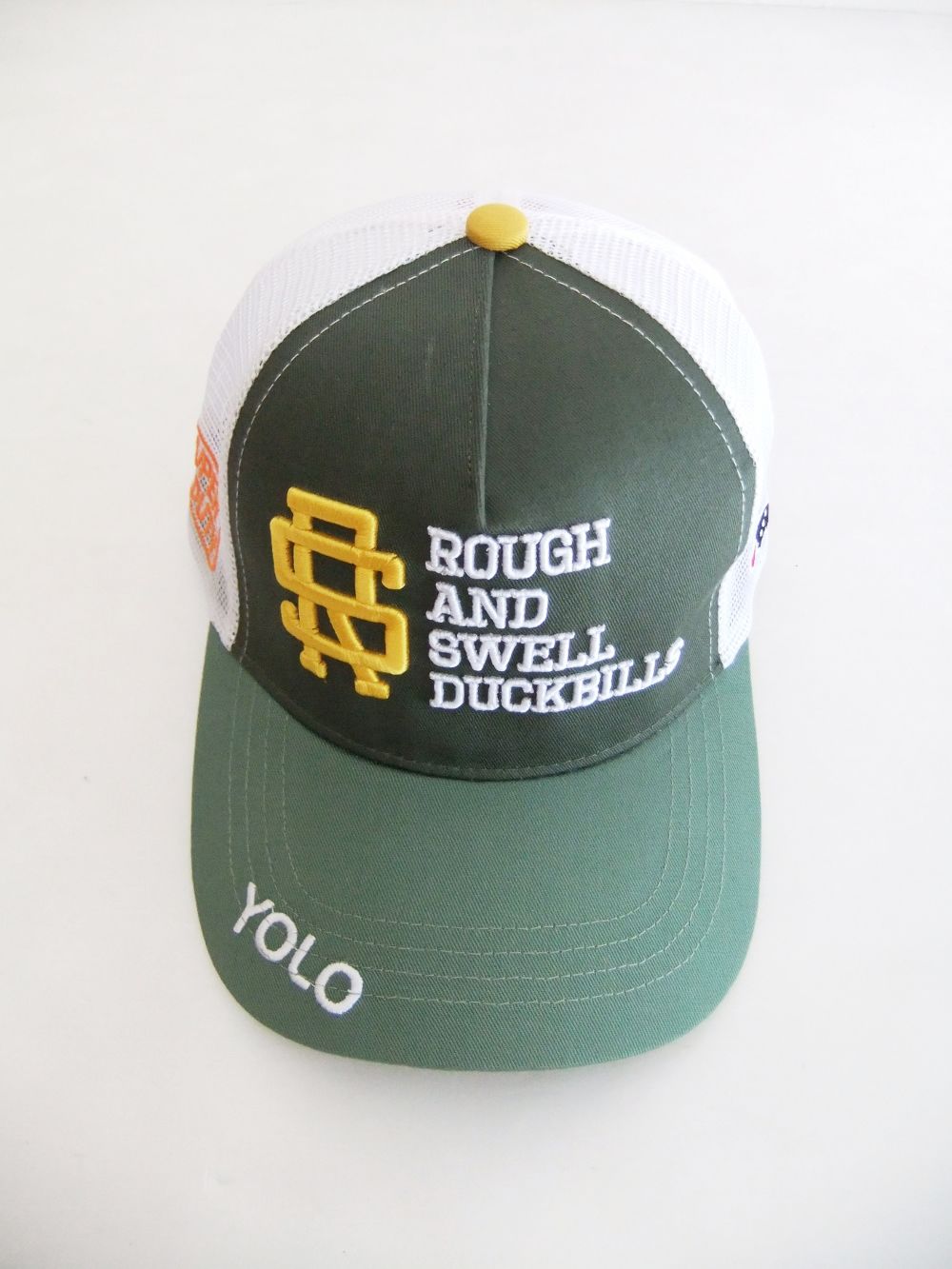 MESH TOUR CAP ( オリーブ ) ロゴ入りキャップ RSA-22001
