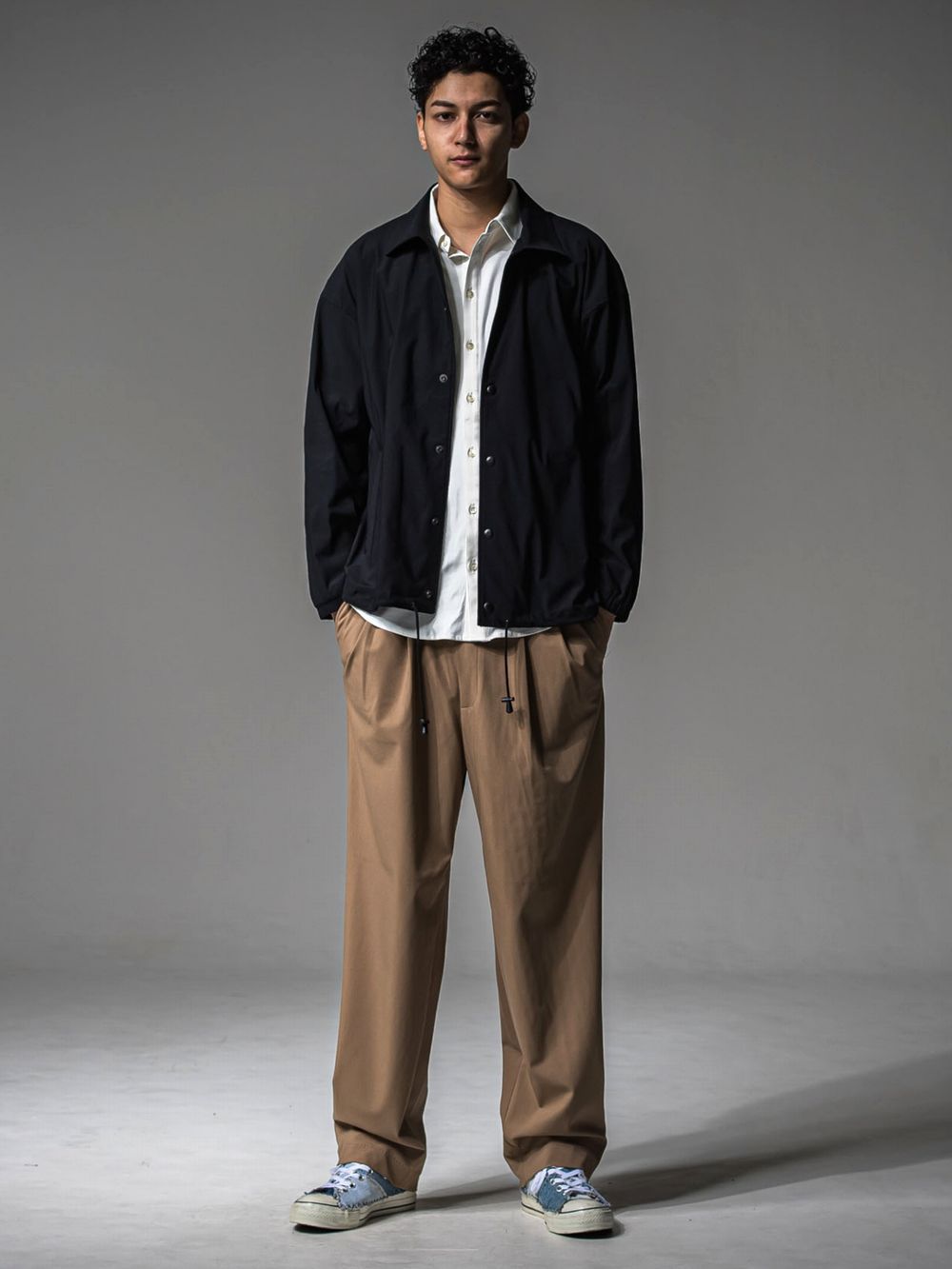 NYLON COACH JACKET   コーチジャケット
