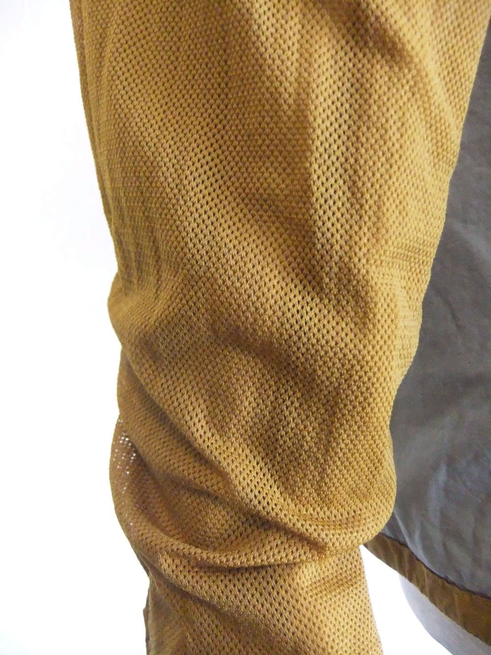 T-ST NYLON HOODED LENS OVERSHIRT  (キャメル) ジップアップ パーカー ブルゾン