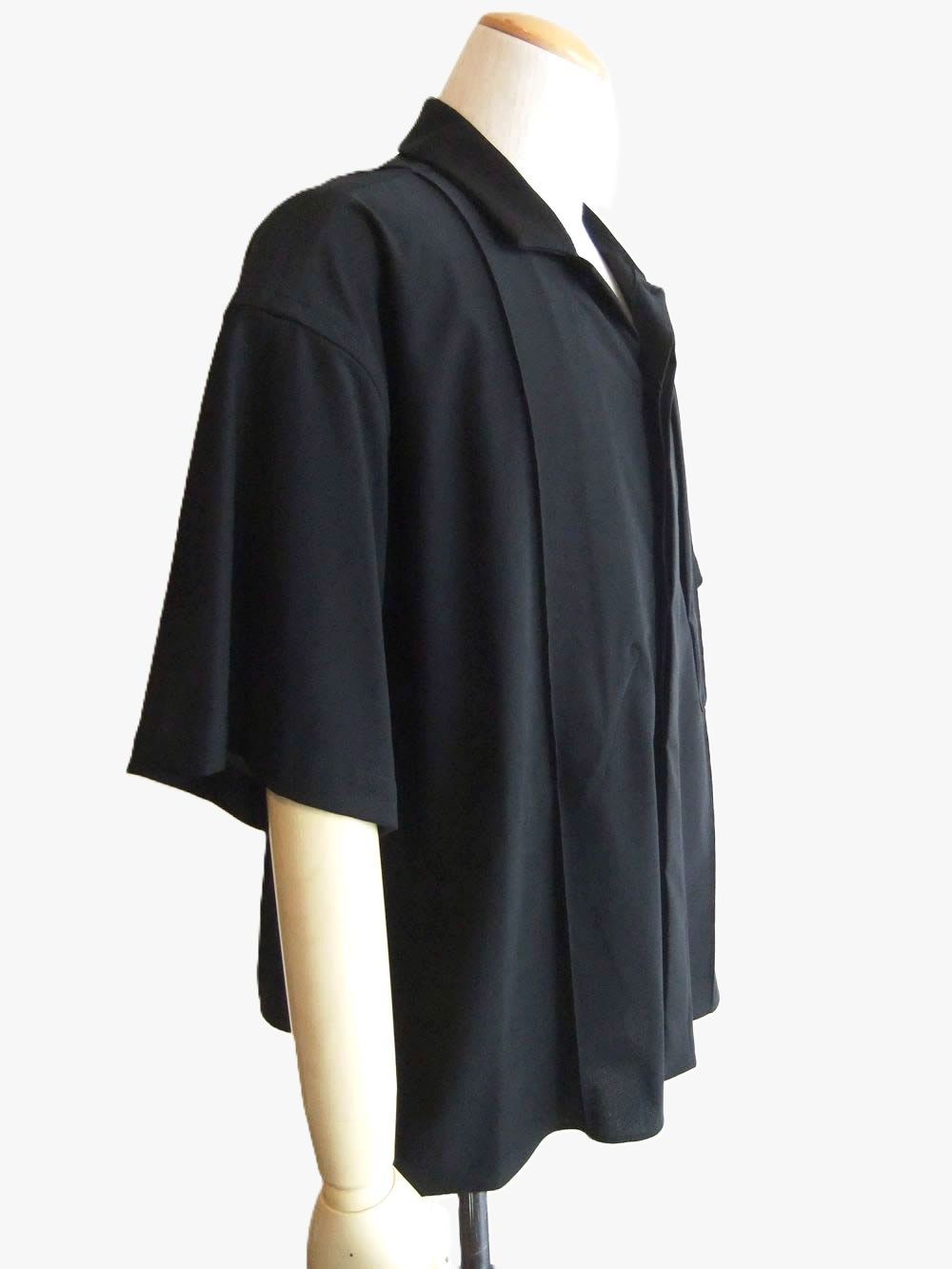 AIR TOOL S/S OVER LAYER  (ブラック)  コンパクトメッシュ ショートスリーブシャツ