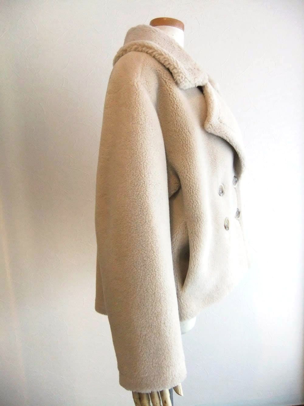 ボア ムートン風 Pコート  546425